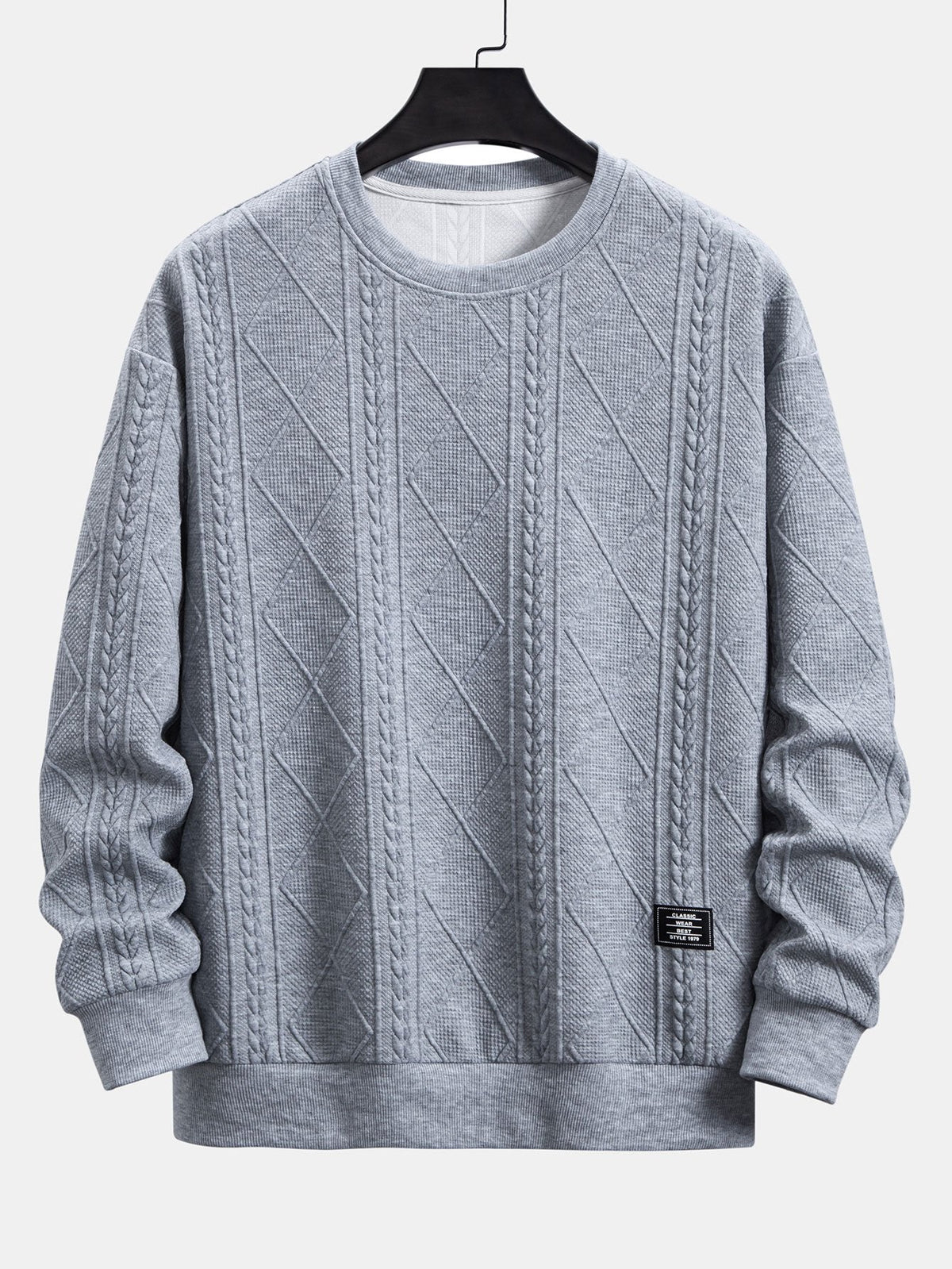 Marcello Vane Fit Geometric Sweatshirt