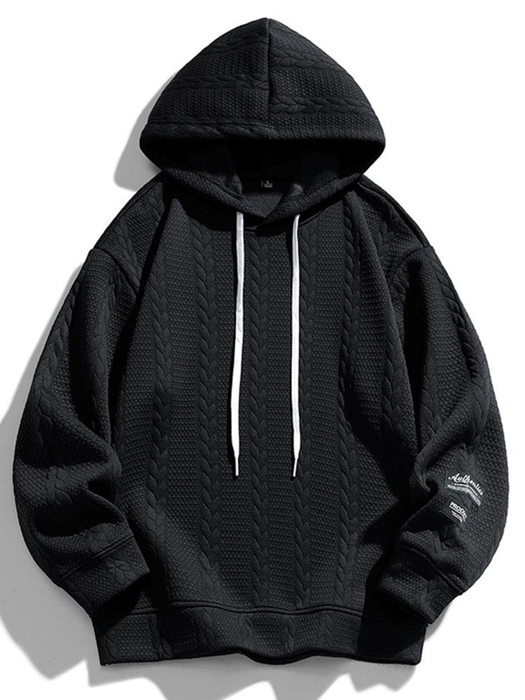 Marcello Vane Wheat Jacquard Hoodie