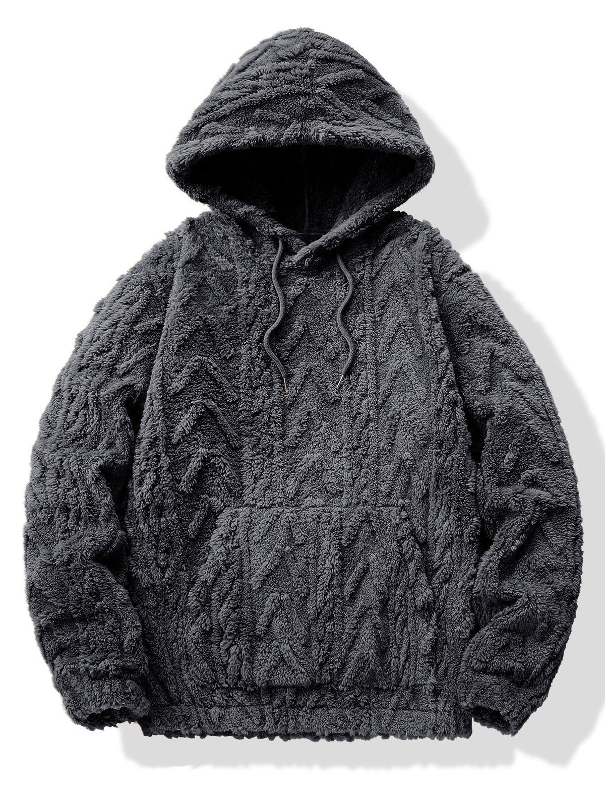 Marcello Vane Geometric Jacquard Hoodie
