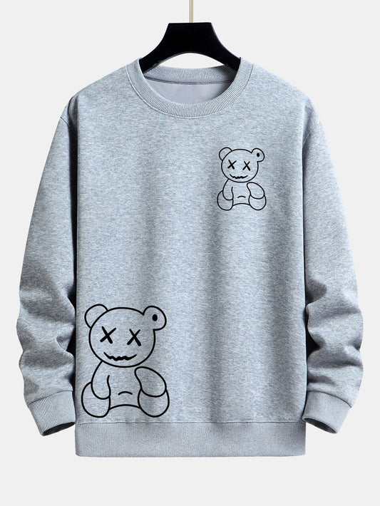 Marcello Vane Bear Print Sweatshirt