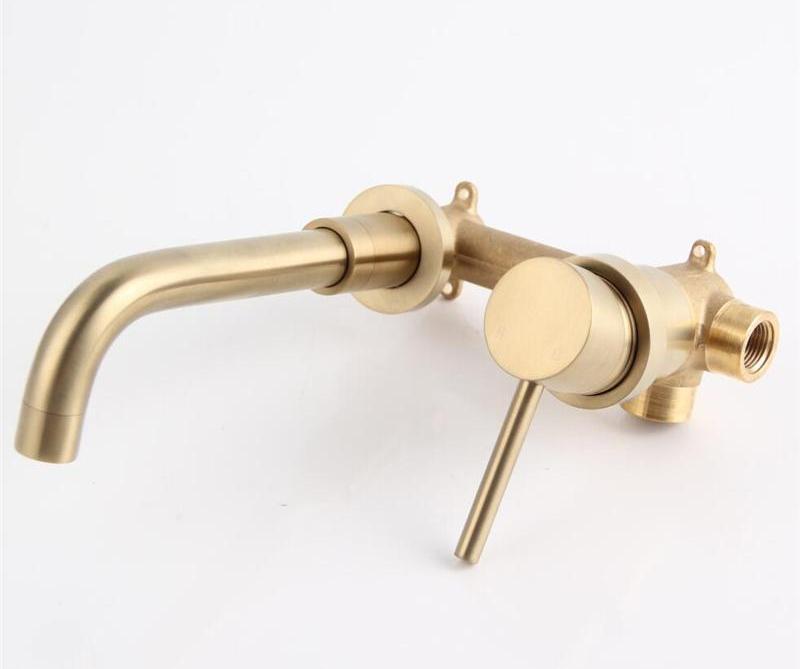 Grifo Moderno de Latón para Montaje en Pared