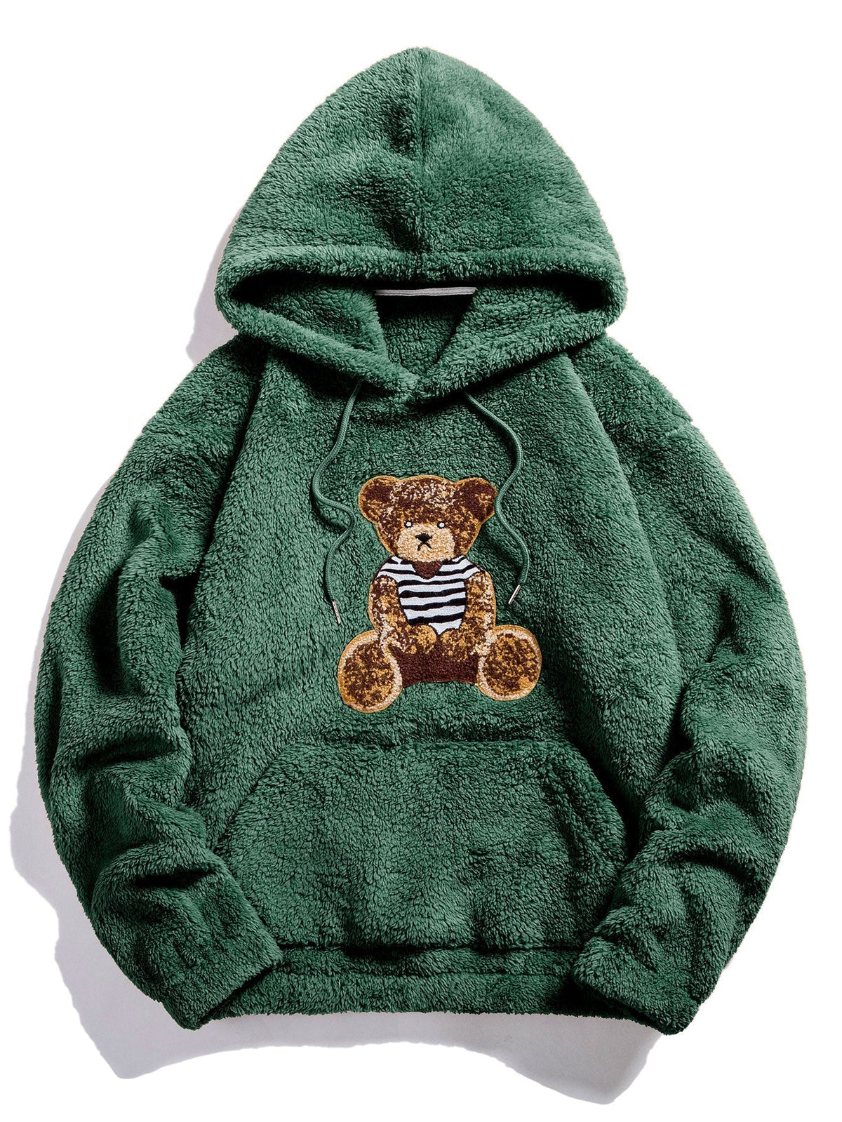Marcello Vane Bear Embroidered Hoodie