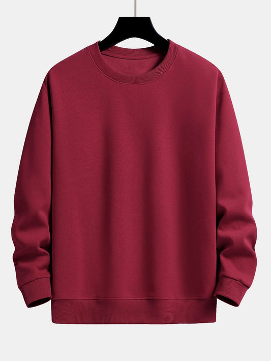 Marcello Vane Basic Düz Renk Sweatshirt