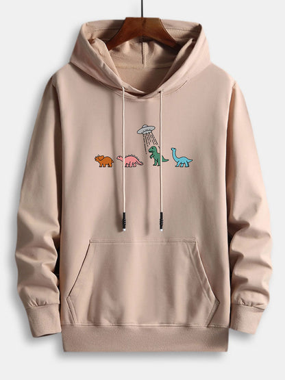 Marcello Vane Cartoon Dinosaur Hoodie
