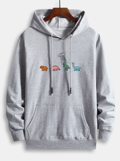 Marcello Vane Cartoon Dinosaur Hoodie