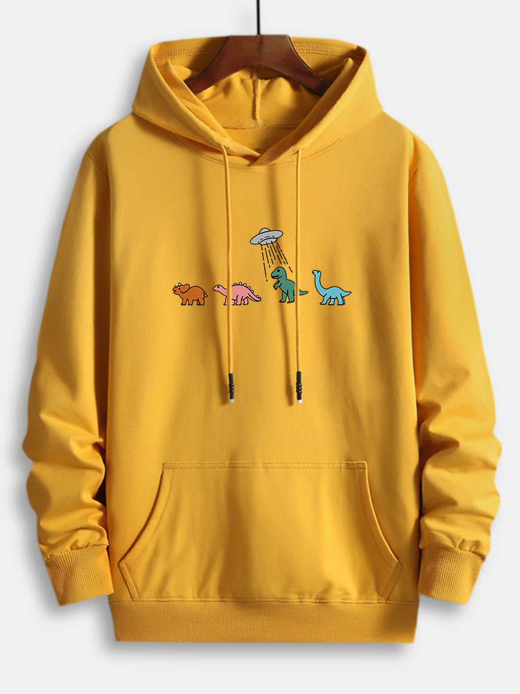Marcello Vane Cartoon Dinosaur Hoodie