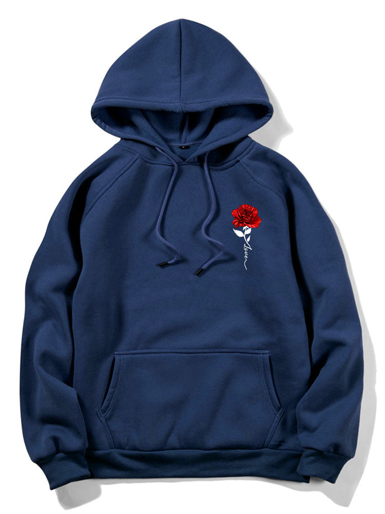 Marcello Vane Rose Love Hoodie