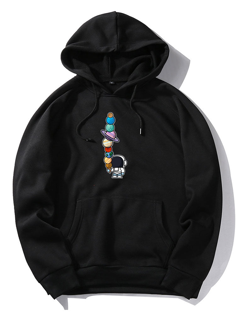 Marcello Vane Cartoon Astronaut Hoodie