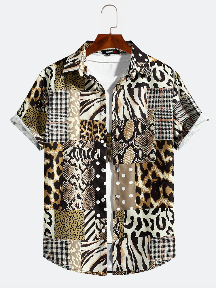 Marcello Vane Leopar Gömlek