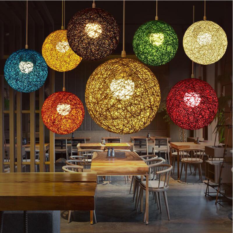Hilde - Vintage Wicker Pendant Lamp