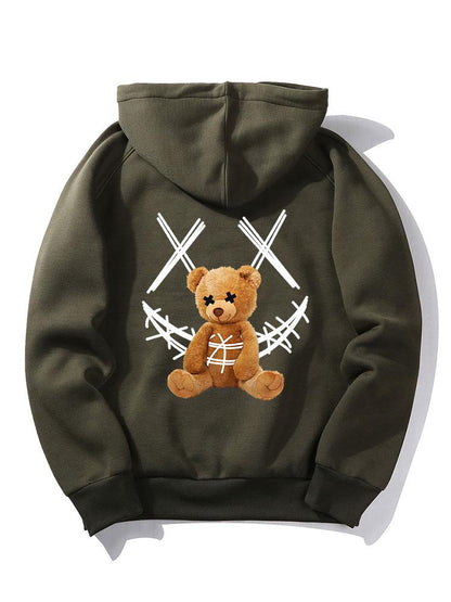 Marcello Vane Smiley Bear Hoodie