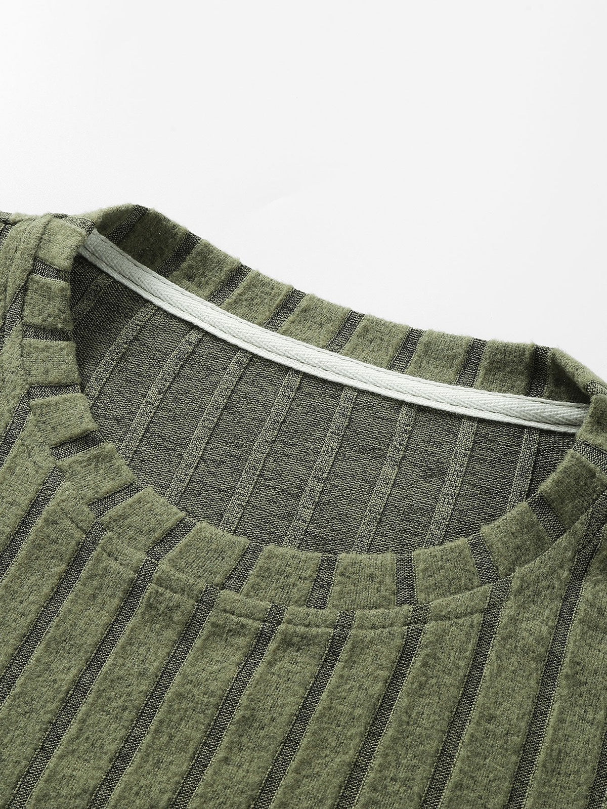 Marcello Vane Knit Ribbed Sweatshirt