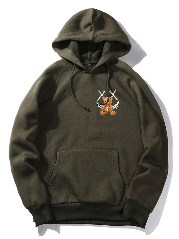 Marcello Vane Smiley Bear Hoodie
