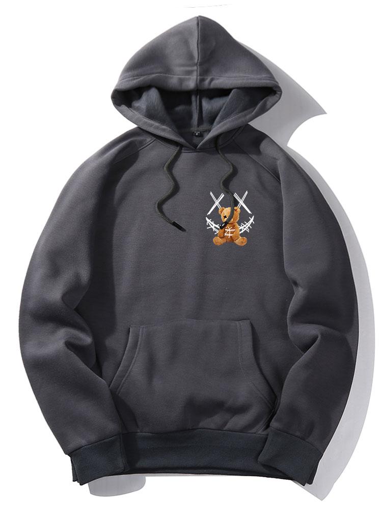 Marcello Vane Smiley Bear Hoodie