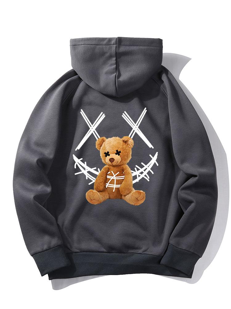 Marcello Vane Smiley Bear Hoodie