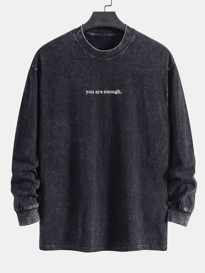 Marcello Vane Slogan Print Sweatshirt