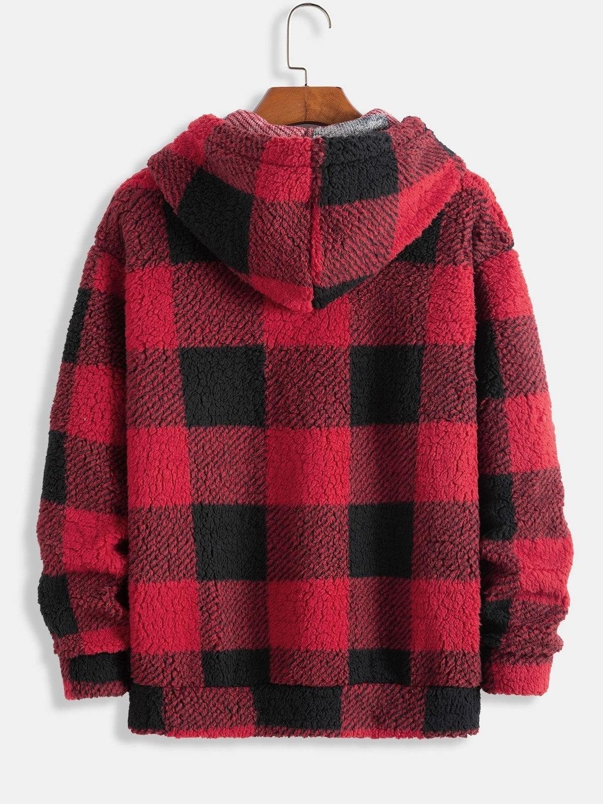 Marcello Vane Plaid Pattern Hoodie