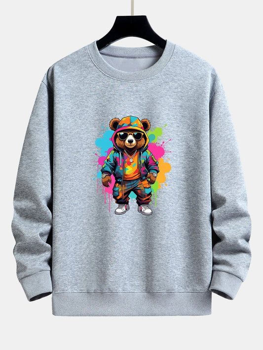 Marcello Vane Splash Bear Sweatshirt