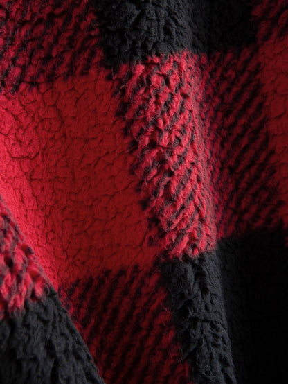 Marcello Vane Plaid Pattern Hoodie
