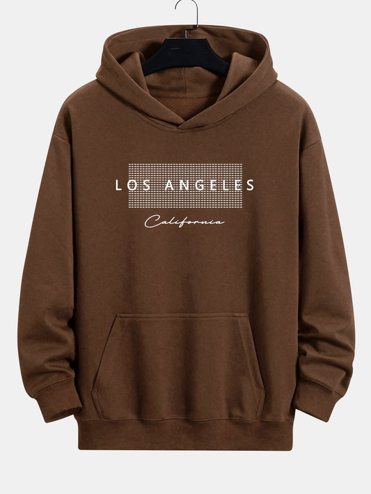 Marcello Vane Los Angeles Checkered Hoodie