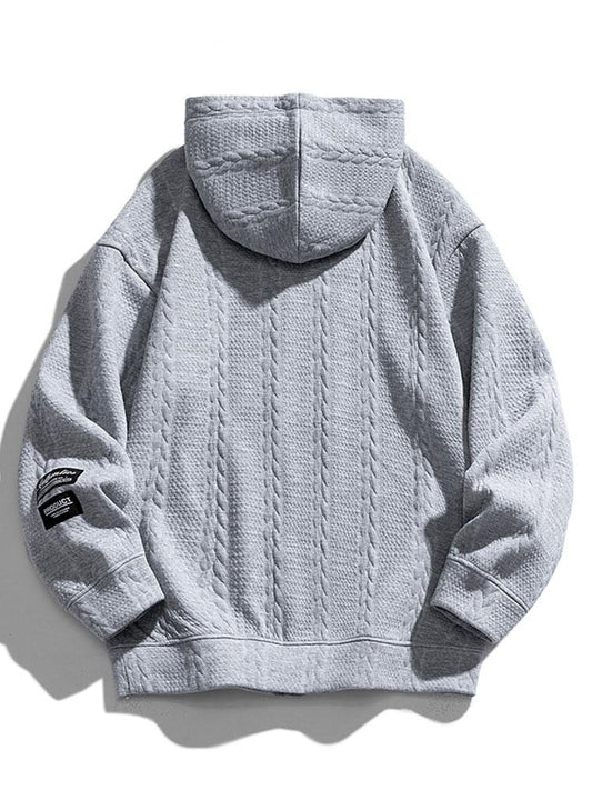 Marcello Vane Wheat Jacquard Hoodie