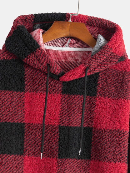 Marcello Vane Plaid Pattern Hoodie