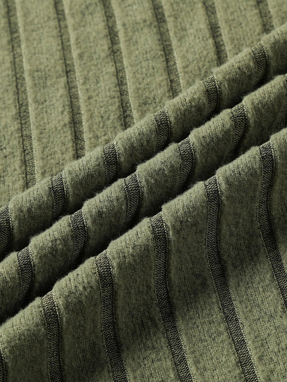 Marcello Vane Knit Ribbed Sweatshirt