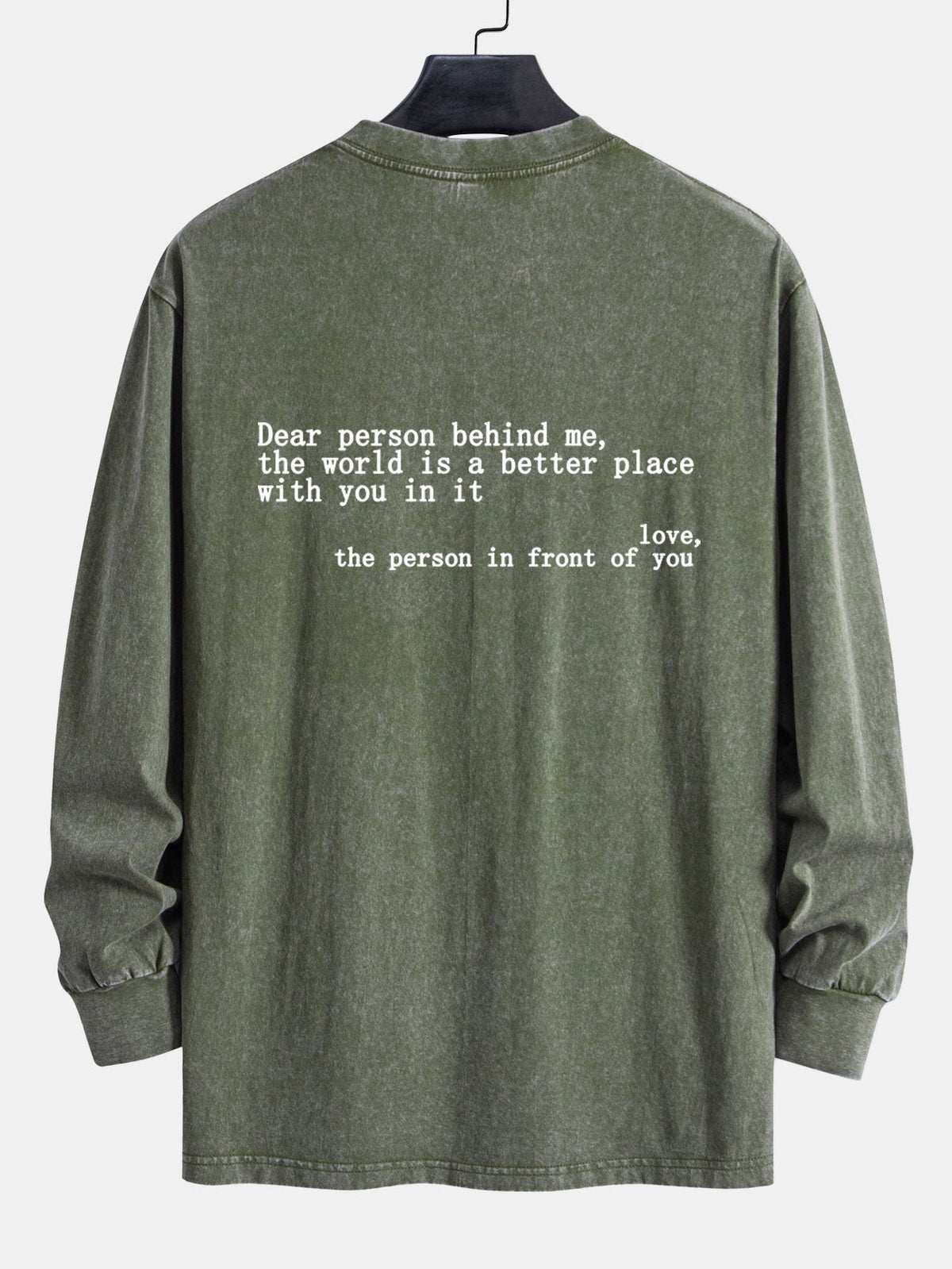 Marcello Vane Slogan Print Sweatshirt