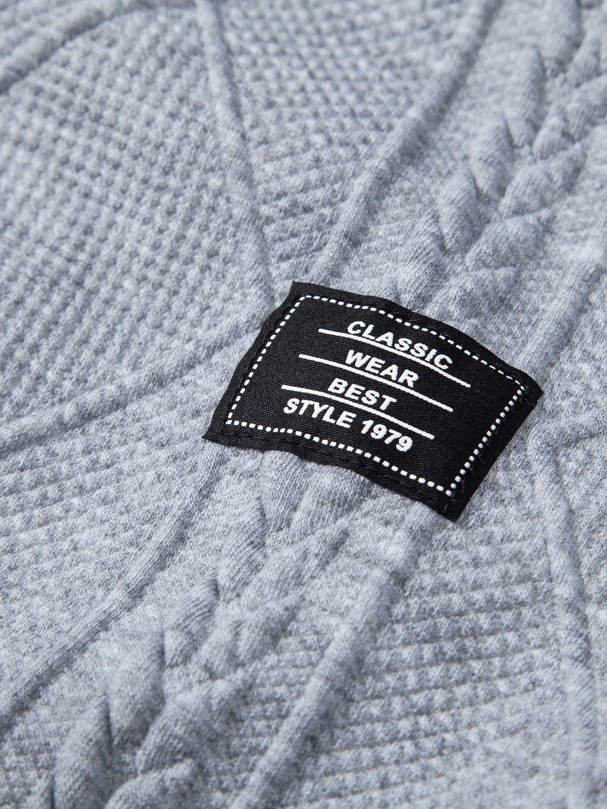Marcello Vane Fit Geometric Sweatshirt