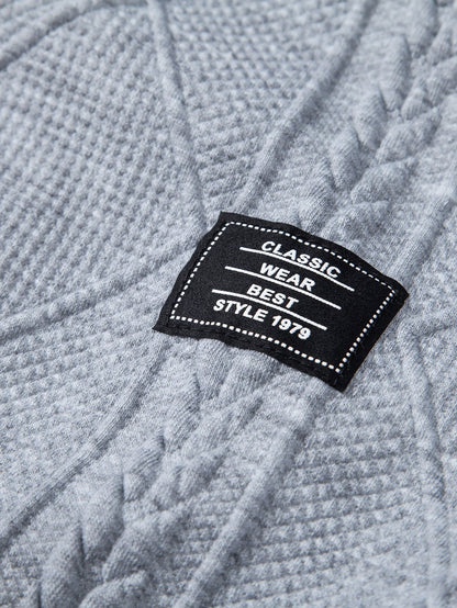 Marcello Vane Fit Geometric Sweatshirt