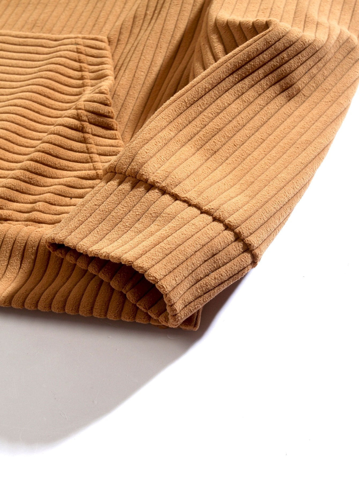 Marcello Vane Relax Fit Corduroy Hoodie