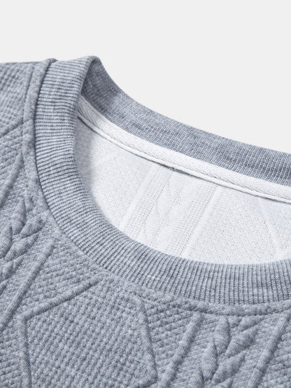 Marcello Vane Fit Geometric Sweatshirt