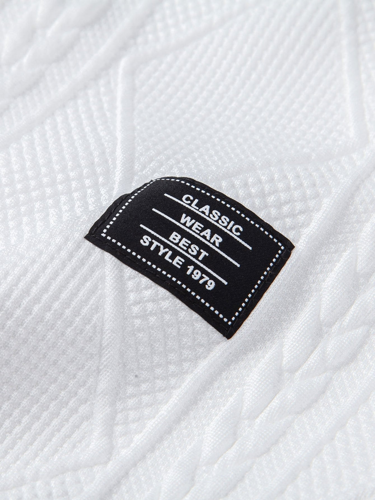 Marcello Vane Fit Geometric Sweatshirt