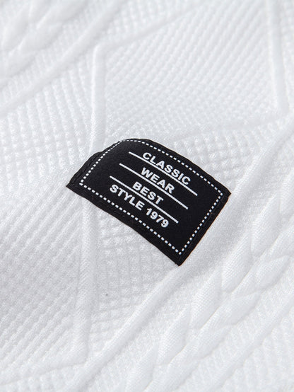 Marcello Vane Fit Geometric Sweatshirt