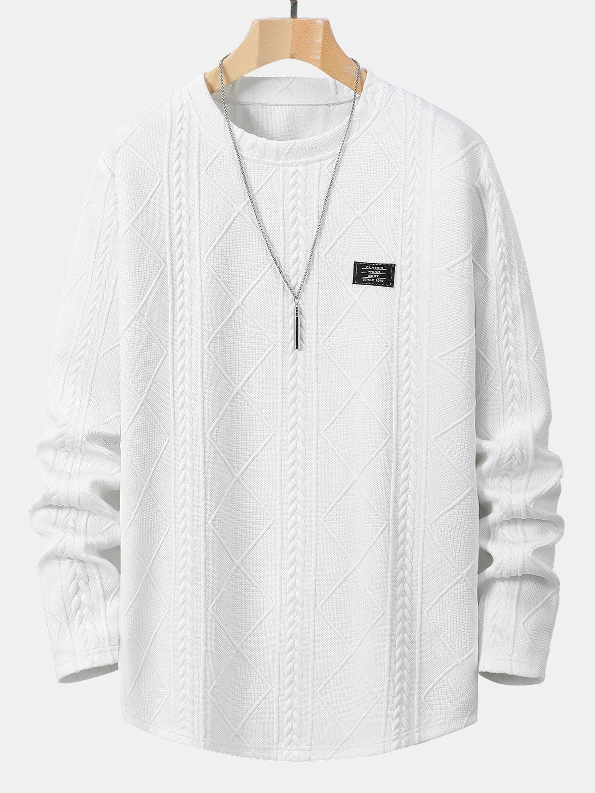 Marcello Vane Geometric Sweatshirt