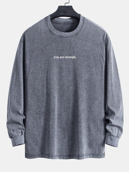 Marcello Vane Slogan Print Sweatshirt