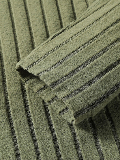 Marcello Vane Knit Ribbed Sweatshirt