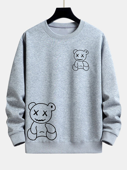Marcello Vane Bear Print Sweatshirt