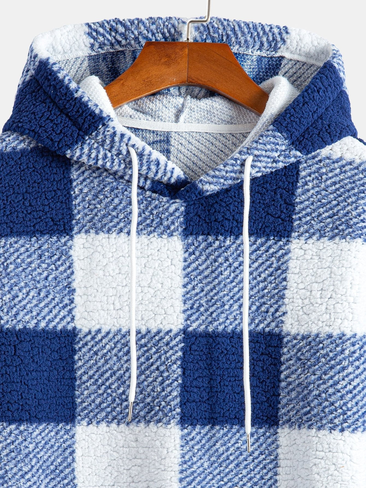 Marcello Vane Plaid Pattern Hoodie