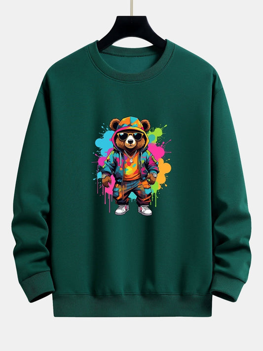 Marcello Vane Splash Bear Sweatshirt