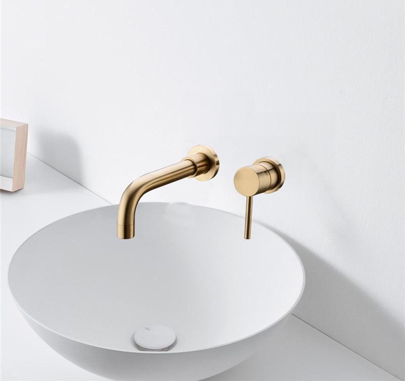 Grifo Moderno de Latón para Montaje en Pared