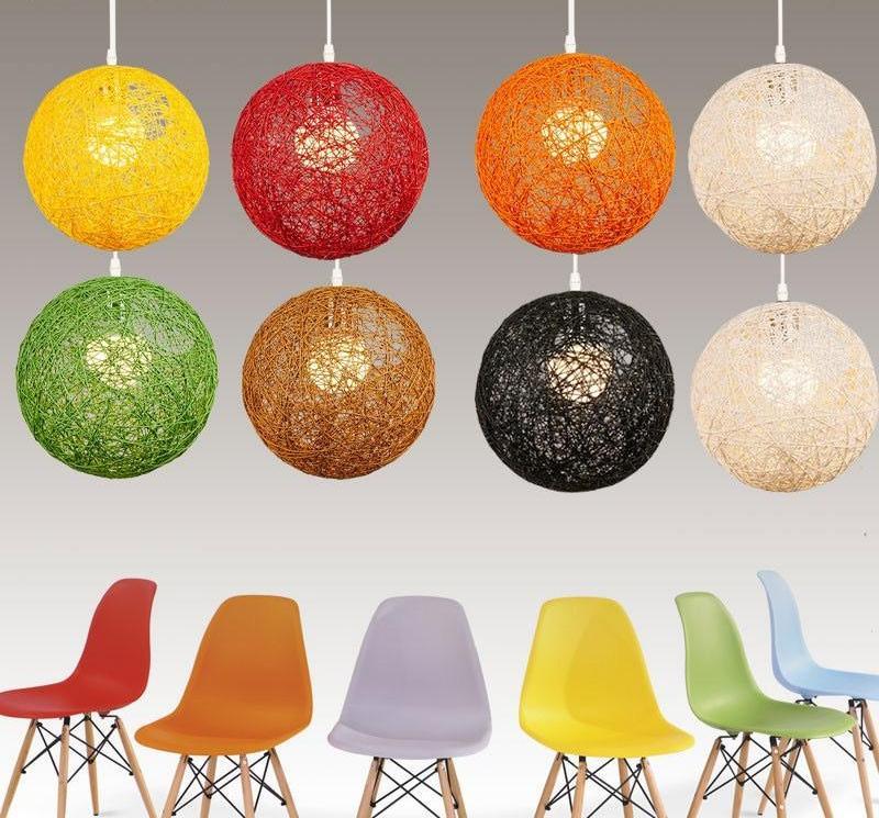 Hilde - Vintage Wicker Pendant Lamp