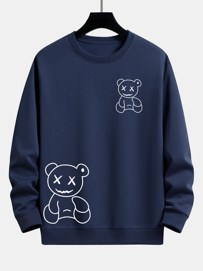 Marcello Vane Bear Print Sweatshirt